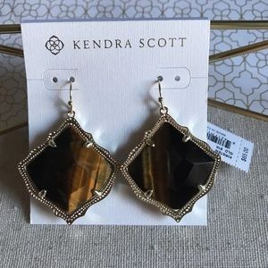 Kendra Scott Earrings in Brown Tigers Eye